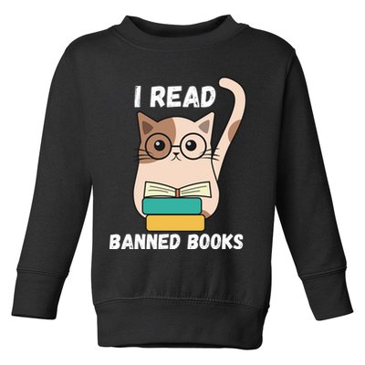 I Read Banned Books Toddler Sweatshirt