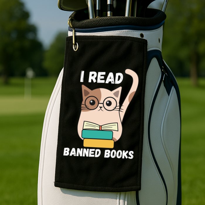 I Read Banned Books Golf Towel