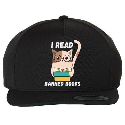 I Read Banned Books Wool Snapback Cap