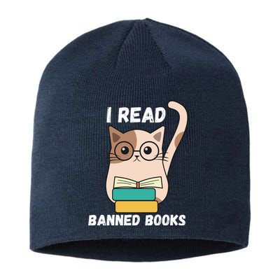 I Read Banned Books Sustainable Beanie