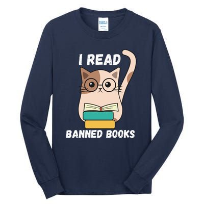 I Read Banned Books Tall Long Sleeve T-Shirt