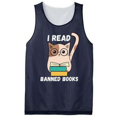 I Read Banned Books Mesh Reversible Basketball Jersey Tank