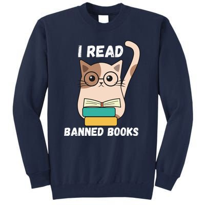 I Read Banned Books Tall Sweatshirt