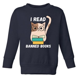 I Read Banned Books Toddler Sweatshirt