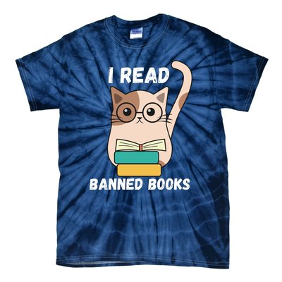 I Read Banned Books Tie-Dye T-Shirt