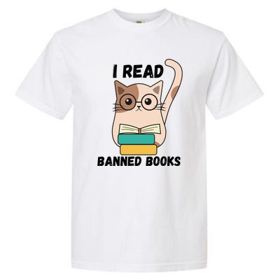 I Read Banned Books Garment-Dyed Heavyweight T-Shirt