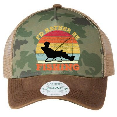 I'd Rather Be Fishing Legacy Tie Dye Trucker Hat