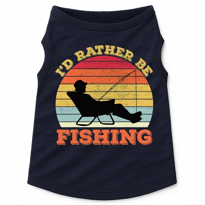 I'd Rather Be Fishing Doggie Tank