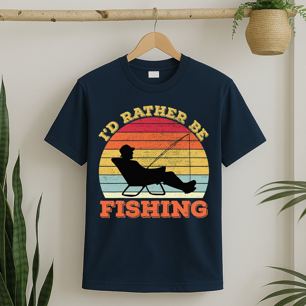 I'd Rather Be Fishing T-Shirt