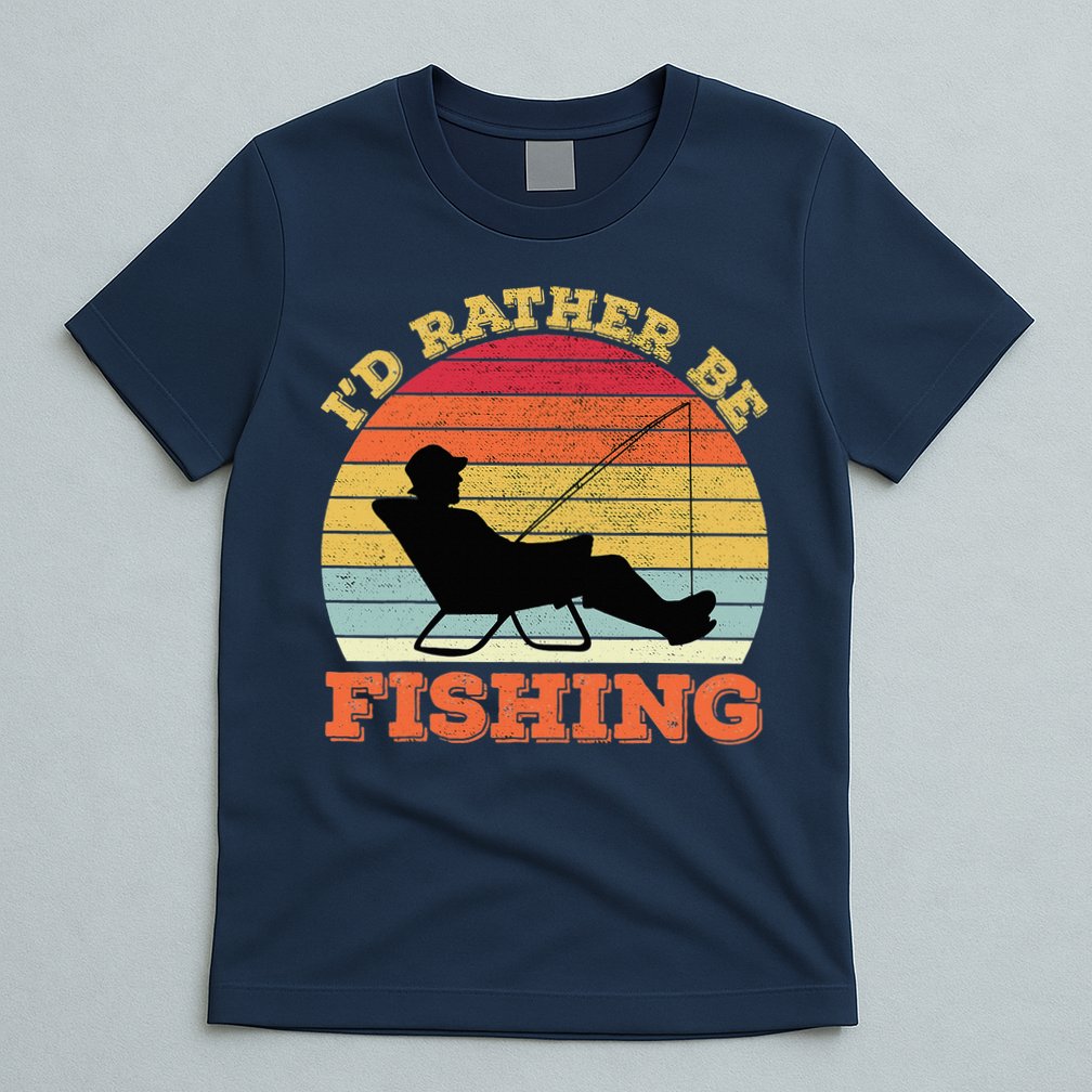 I'd Rather Be Fishing T-Shirt