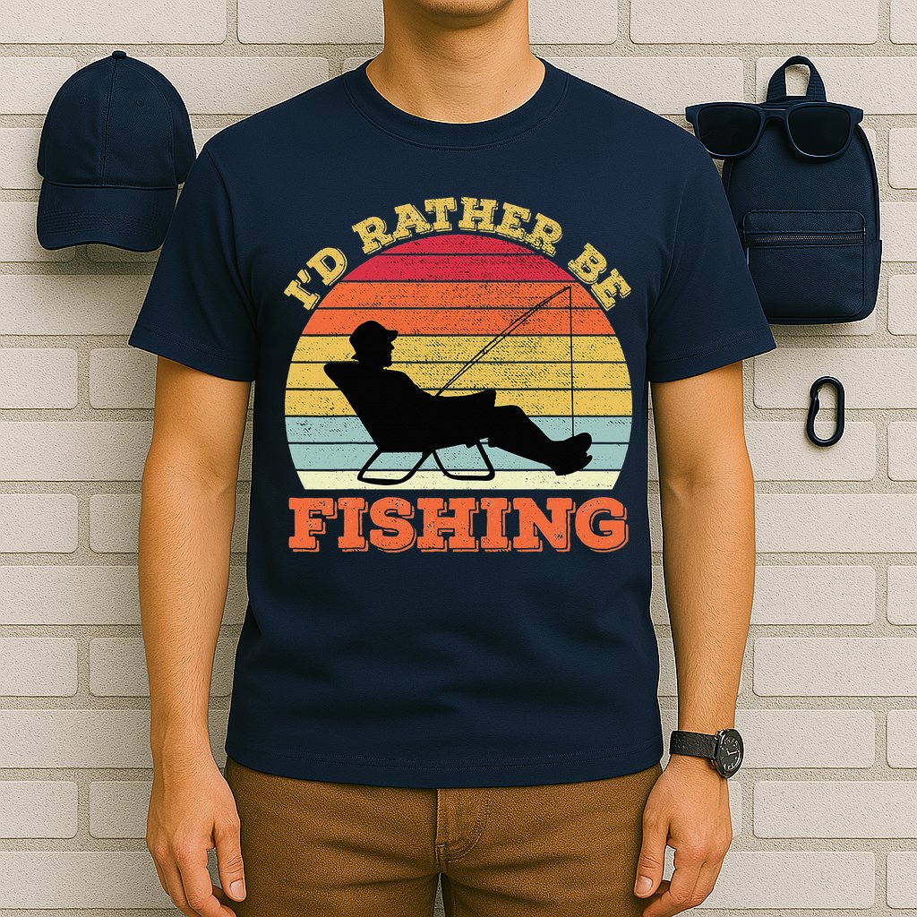 I'd Rather Be Fishing T-Shirt