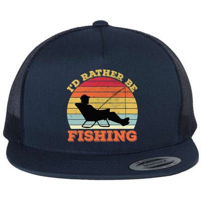 I'd Rather Be Fishing Flatbill Hat