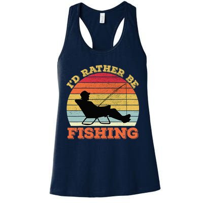 I'd Rather Be Fishing Womens Tank Top
