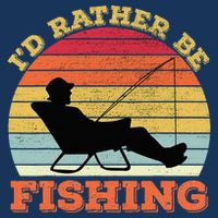 I'd Rather Be Fishing Womens Tank Top