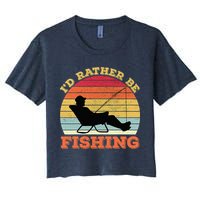I'd Rather Be Fishing Crop Top
