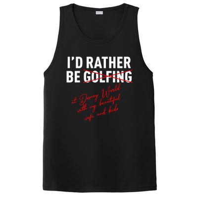 Id Rather Be Not Golfing PosiCharge Competitor Tank