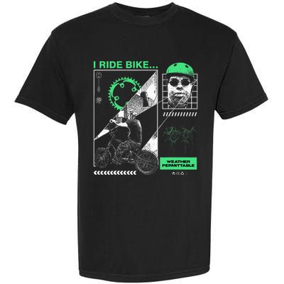 I Ride Bike Kingcobrajfs Garment-Dyed Heavyweight T-Shirt