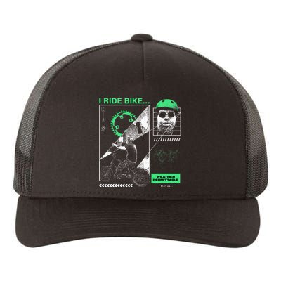 I Ride Bike Kingcobrajfs Yupoong Adult 5-Panel Trucker Hat