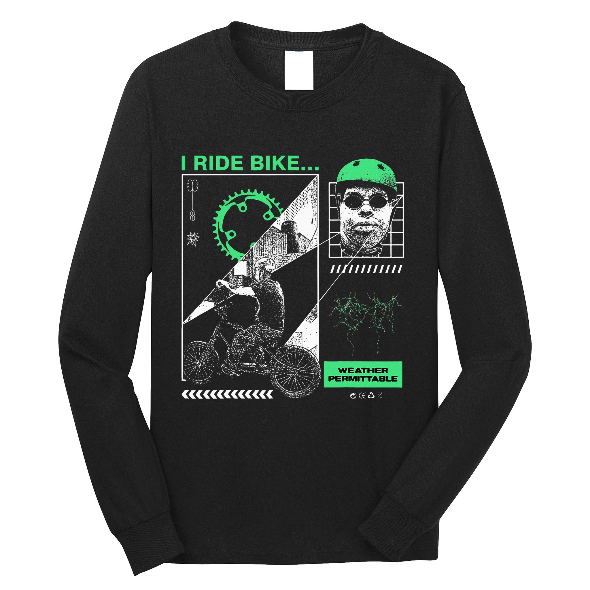 I Ride Bike Kingcobrajfs Long Sleeve Shirt