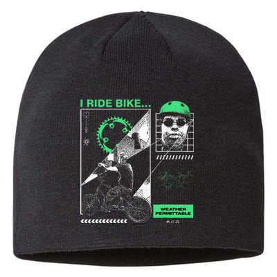 I Ride Bike Kingcobrajfs Sustainable Beanie