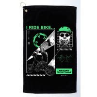 I Ride Bike Kingcobrajfs Golf Towel