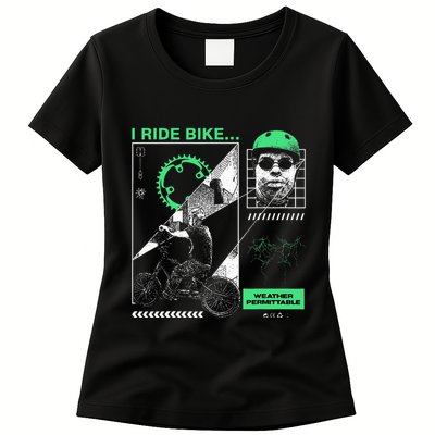 I Ride Bike Kingcobrajfs Womens T-Shirt