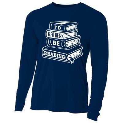 ID Rather Be Reading Cooling Performance Long Sleeve Crew