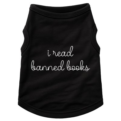 I Read Banned Books Doggie Tank