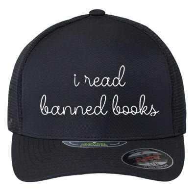 I Read Banned Books Flexfit Unipanel Trucker Cap