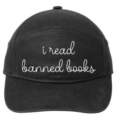 I Read Banned Books 7-Panel Snapback Hat
