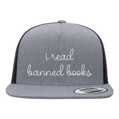 I Read Banned Books Flat Bill Trucker Hat