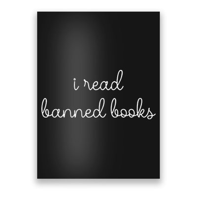 I Read Banned Books Poster