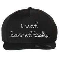 I Read Banned Books Wool Snapback Cap