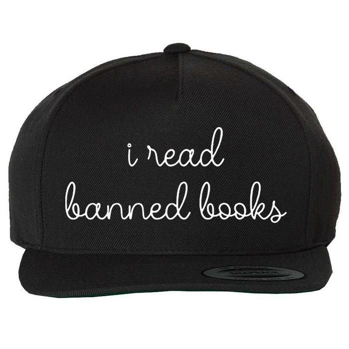 I Read Banned Books Wool Snapback Cap
