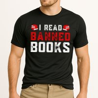 I Read Banned Books Im With The Banned Vintage Retro Performance Shirt