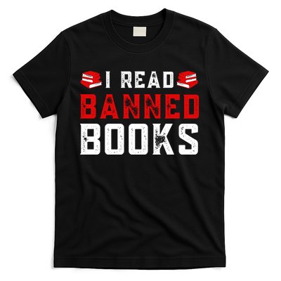 I Read Banned Books Im With The Banned Vintage Retro T-Shirt
