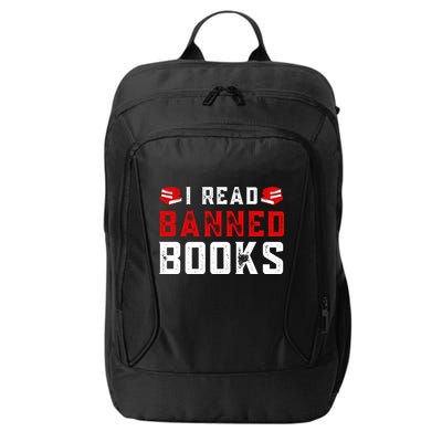 I Read Banned Books Im With The Banned Vintage Retro City Backpack