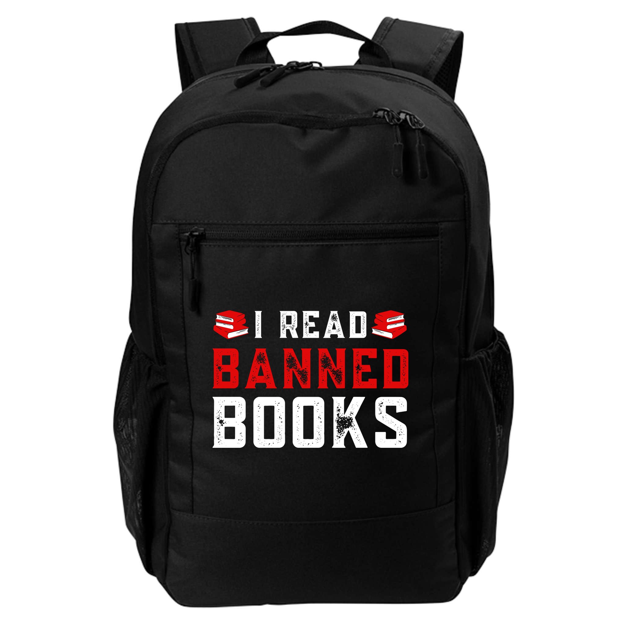 I Read Banned Books Im With The Banned Vintage Retro Backpack