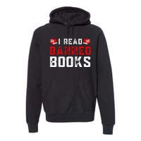 I Read Banned Books Im With The Banned Vintage Retro Premium Hoodie