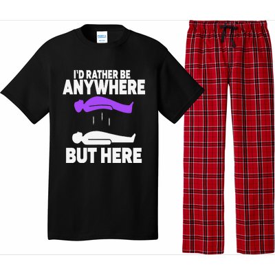 ID Rather Be Anywhere But Here Astral Projection Pajama Set