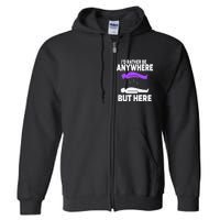 ID Rather Be Anywhere But Here Astral Projection Full Zip Hoodie