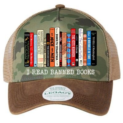I Read Banned Books Week Librarian Freadom Reader Nerd Gift Legacy Tie Dye Trucker Hat