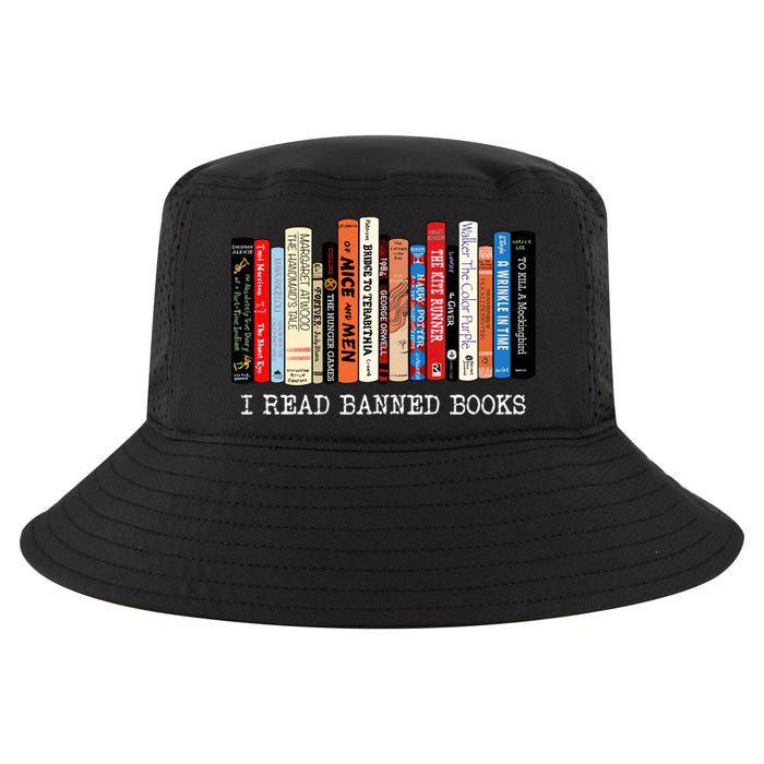 I Read Banned Books Week Librarian Freadom Reader Nerd Gift Cool Comfort Performance Bucket Hat