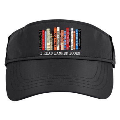 I Read Banned Books Week Librarian Freadom Reader Nerd Gift Adult Drive Performance Visor