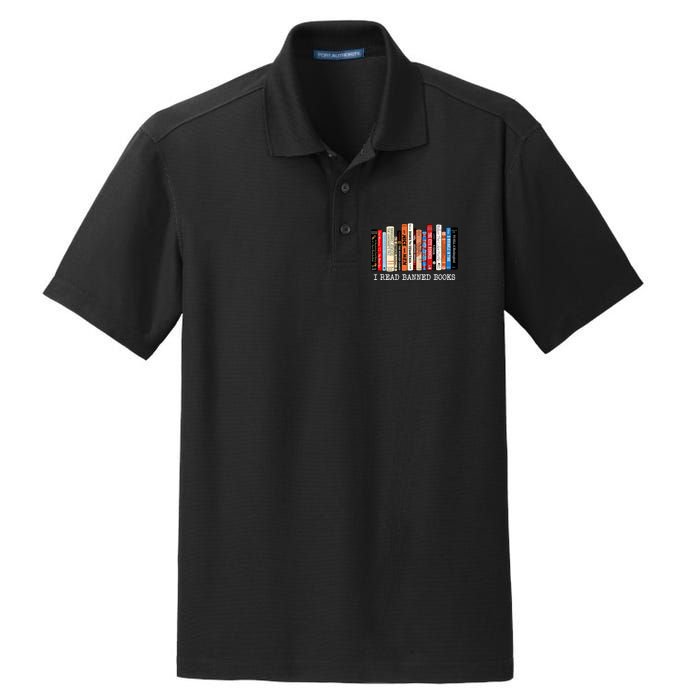 I Read Banned Books Week Librarian Freadom Reader Nerd Gift Dry Zone Grid Polo