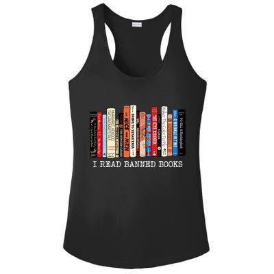 I Read Banned Books Week Librarian Freadom Reader Nerd Gift Ladies PosiCharge Competitor Racerback Tank