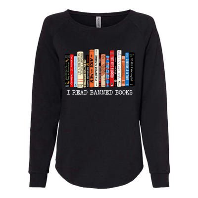 I Read Banned Books Week Librarian Freadom Reader Nerd Gift Womens California Wash Sweatshirt