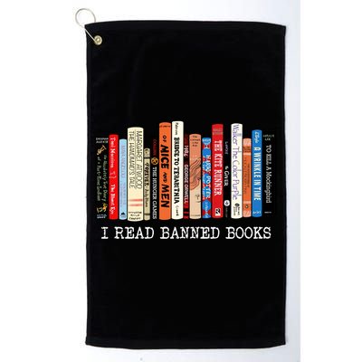 I Read Banned Books Week Librarian Freadom Reader Nerd Gift Golf Towel