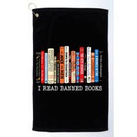 I Read Banned Books Week Librarian Freadom Reader Nerd Gift Golf Towel