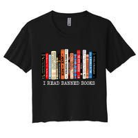 I Read Banned Books Week Librarian Freadom Reader Nerd Gift Crop Top
